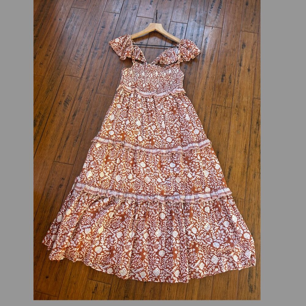 Cleobella Terracotta Dress Small